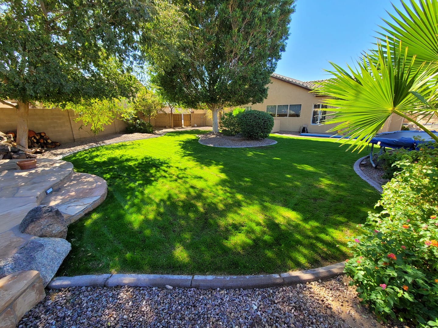 image of workers gardening
